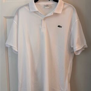 Lacoste White Polo Shirt Classic Cotton Design